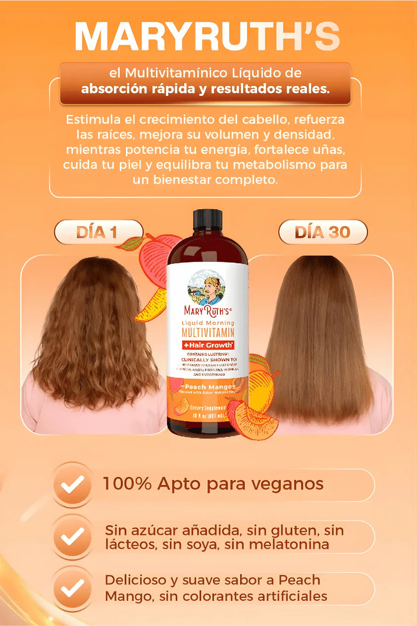 MULTIVITAMINICO PARA EL CRECIMIENTO DEL CABELLO MARY RUTHS