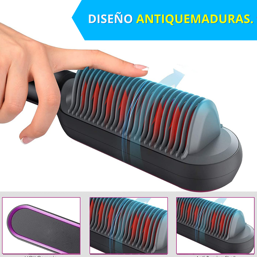 Nuevo Cepillo Alisador Eléctrico Pro