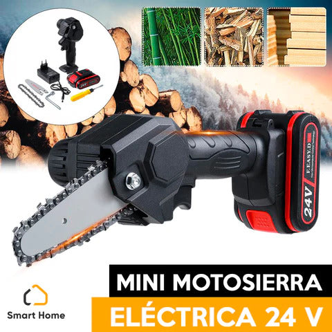 MOTOSIERRA PORTATIL RECARGABLE BATERIA RECARGABLE