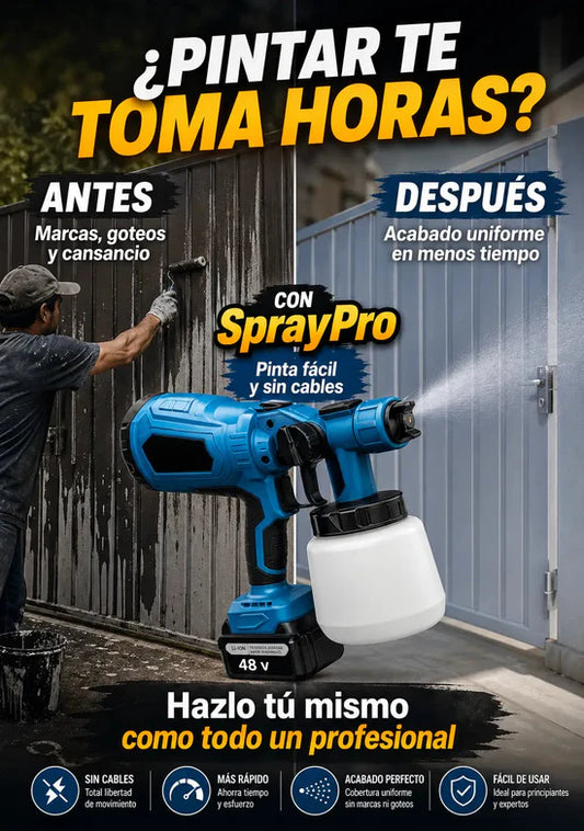 Pistola de Pintura Recargable