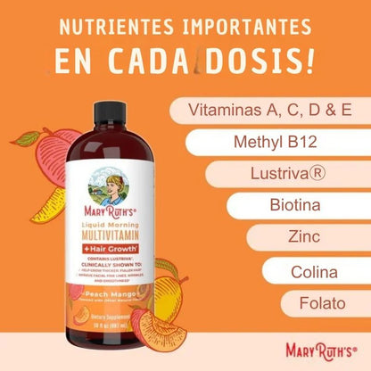 MULTIVITAMINICO PARA EL CRECIMIENTO DEL CABELLO MARY  RUTHS