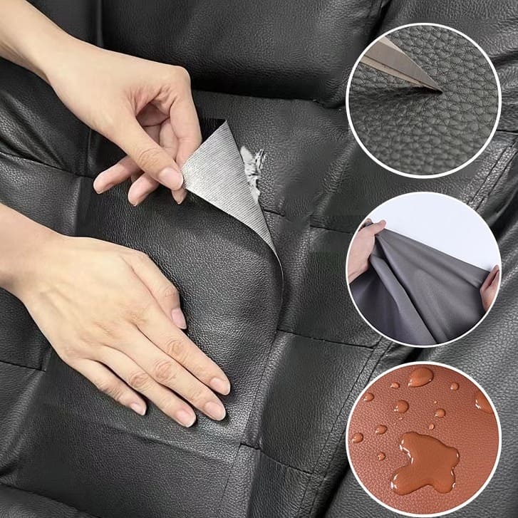 PARCHES AUTOADHESIVO REPARA CUERO 50% DESCUENTO