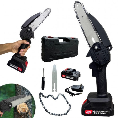 MOTOSIERRA PORTATIL RECARGABLE BATERIA RECARGABLE