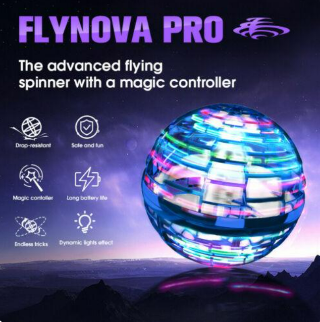 PELOTA VOLADORA MAGICA GIRATORIA