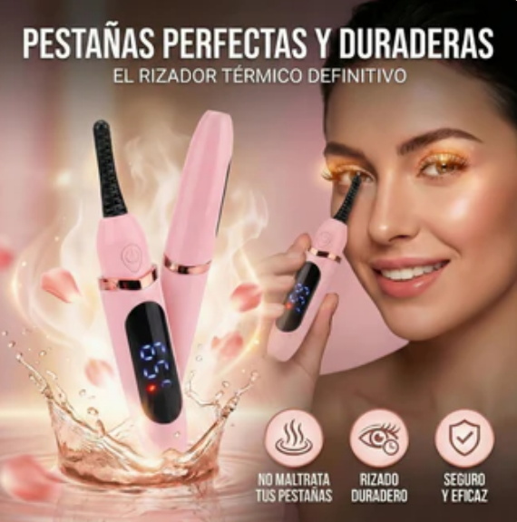 RIZADOR DE PESTAÑAS ELECTRICO CON CEPILLO