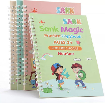 KIT X 4 LIBROS DE REFUERZO REUTILIZABLES