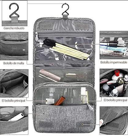 BOLSO ORGANIZADOR VIAJERO DE ARTICULOS DE CUIDADO PERSONAL