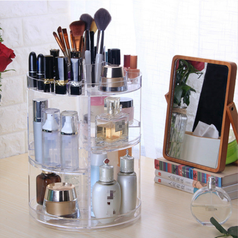 NUEVO ORGANIZADOR DE COSMETICOS GIRATORIO 360
