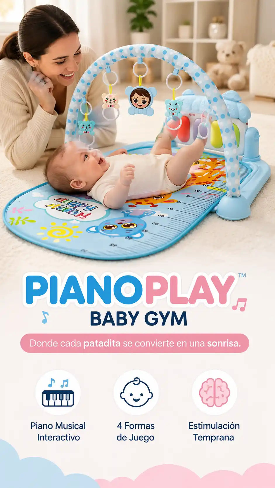 GIMNASIO INTERACTIVO PARA BEBES