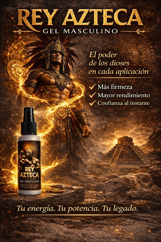 Rey Azteca Gel Masculino Vitalidad y Confianza
