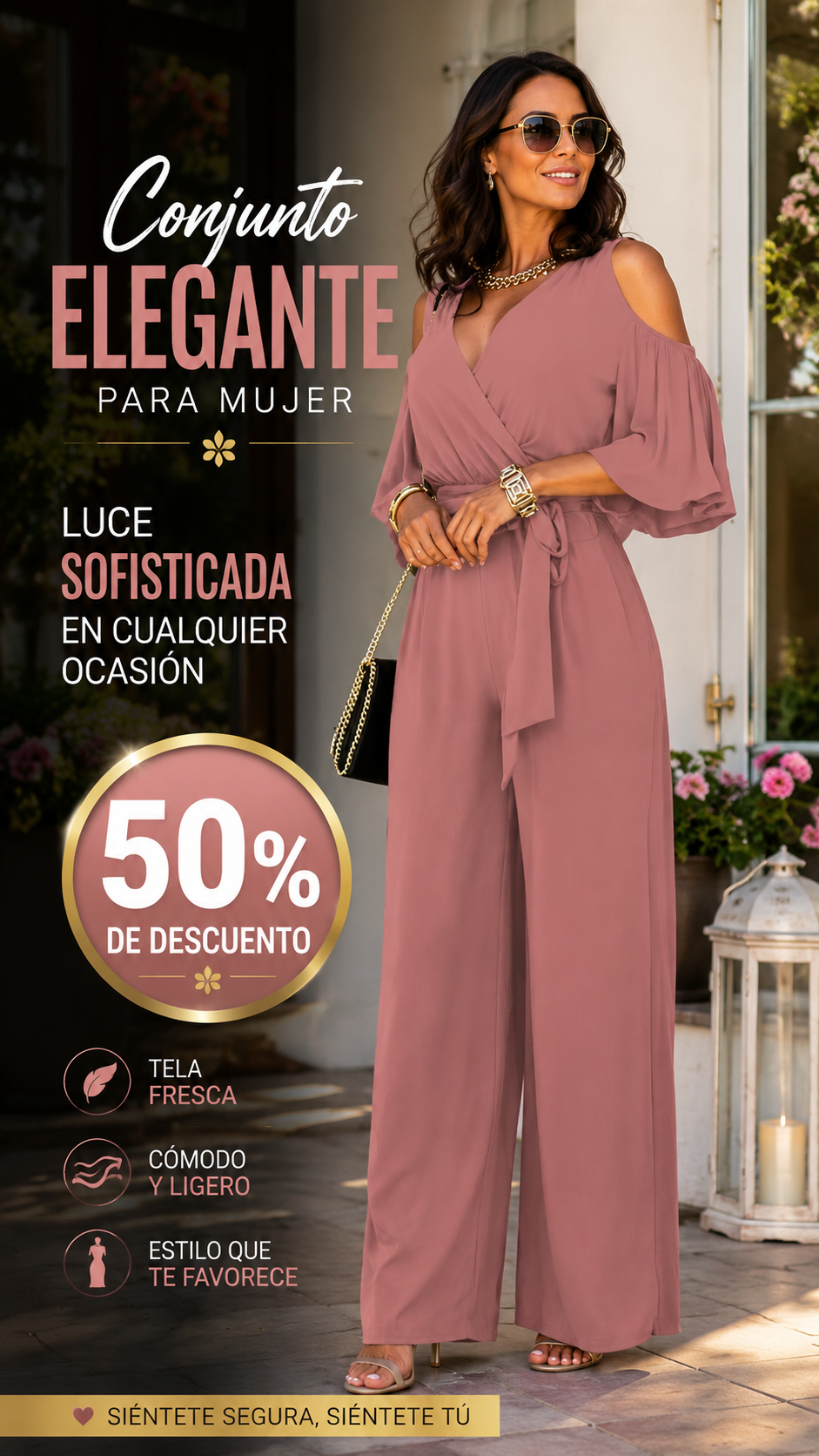 CONJUNTO ELEGANTE PARA MUJER