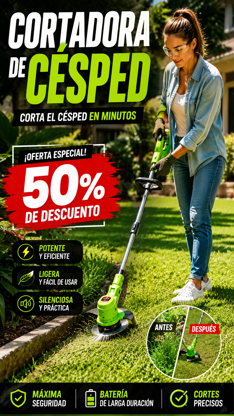 CORTADORA DE CESPED