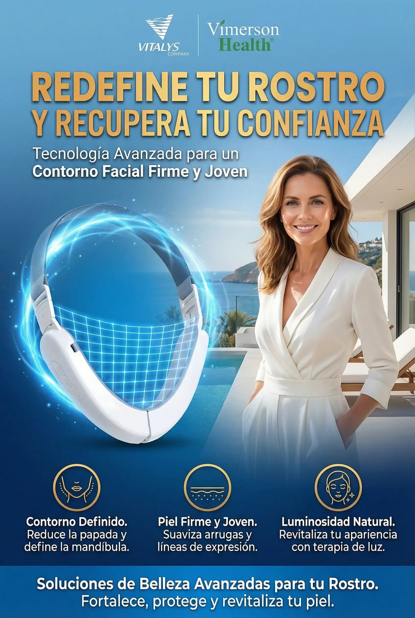 REDUCTOR DE MENTON CON LUZ LED