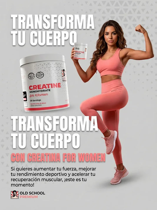 CREATINA MONOHIDRATADA WOMEN MÁS FUERZA MÁS RESISTENCIA MÁS RESULTADOS