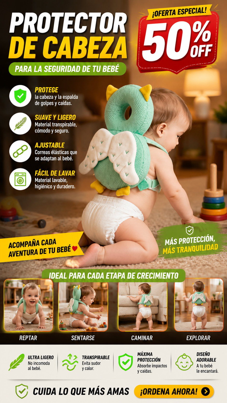 PROTECTOR DE CABEZA 50%