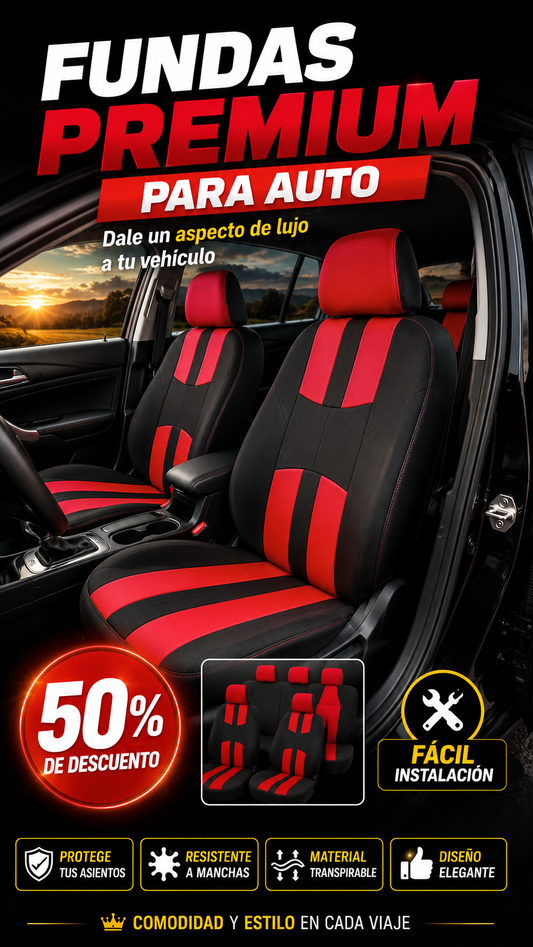 FUNDAS PARA ASIENTO DE AUTOS