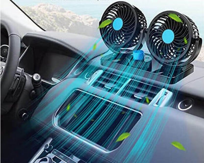 VENTILADOR PARA AUTOS DOBLE CABEZAL