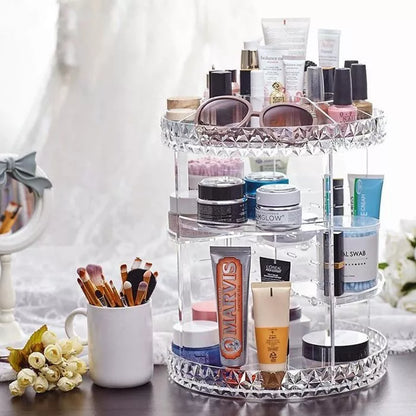 NUEVO ORGANIZADOR DE COSMETICOS GIRATORIO 360