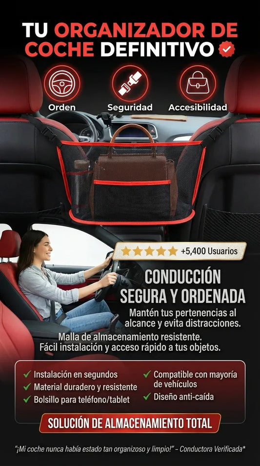 Portabolso para Carros Soporte Seguro para tus Pertenencias