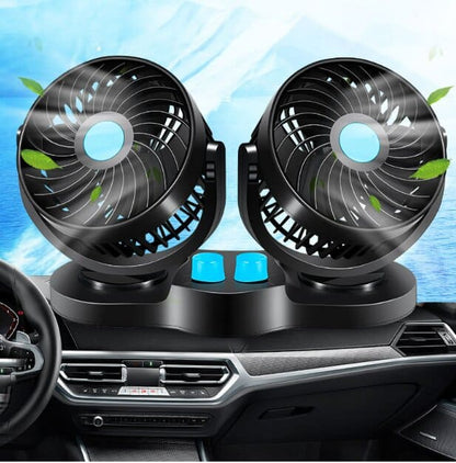 VENTILADOR PARA AUTOS DOBLE CABEZAL