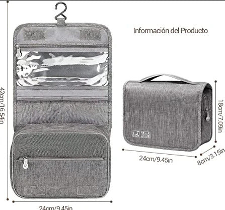 BOLSO ORGANIZADOR VIAJERO DE ARTICULOS DE CUIDADO PERSONAL
